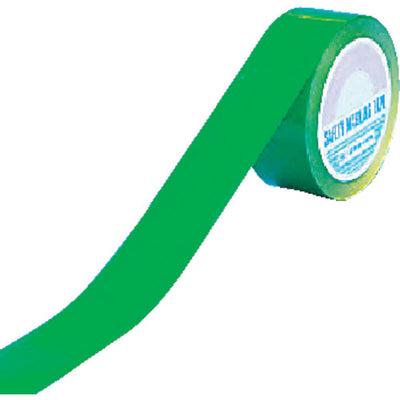 緑十字 ガードテープ（ラインテープ） 緑 再剥離タイプ GTH−502G 50幅×20m 屋内用