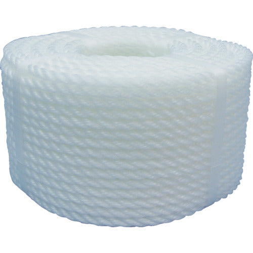 ユタカメイク ロープ PEカラーロープ万能パック 6mm×50m ホワイト