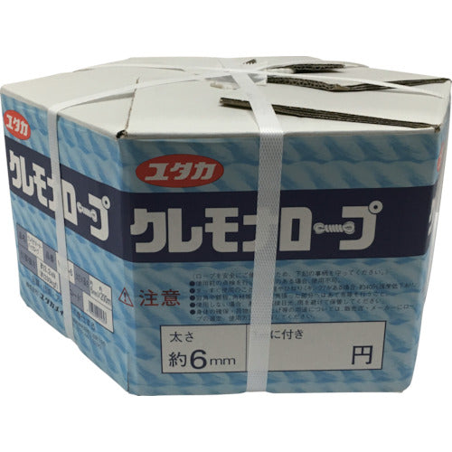 ユタカメイク ビニロンメーターパックロープ 6mm×200m