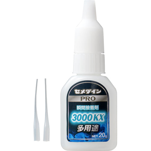 セメダイン 瞬間接着剤 3000KX多用途 20g （多用途タイプ）（中粘度型）CA−061