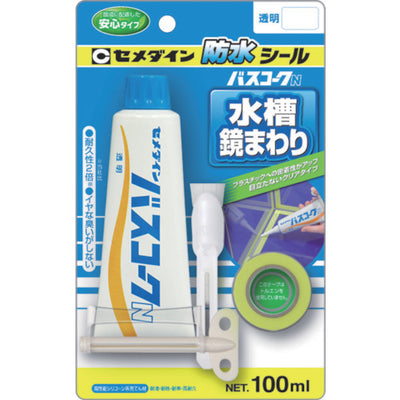 セメダイン バスコークN 透明 P100ml（防カビ剤なし） HJ−154