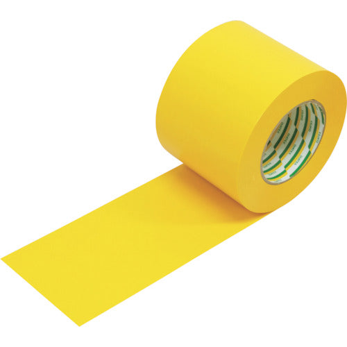 パイオラン 耐久ラインテープ 100mm×50m 黄