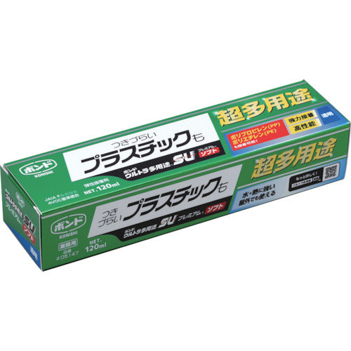 コニシ ボンドウルトラ多用途SUプレミアムソフト 120ml 透明