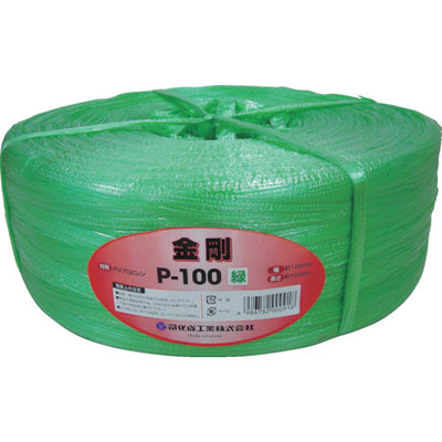 ツカサ 手結束用PP縄（ツカサテープ）P−100 緑