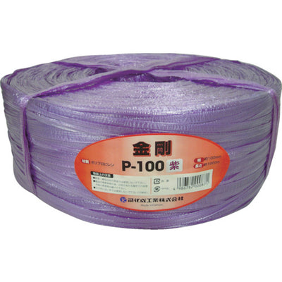 ツカサ 手結束用PP縄（ツカサテープ）P−100 紫