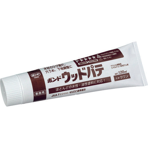 コニシ ウッドパテ ラワン 120ml ＃25721 紅白