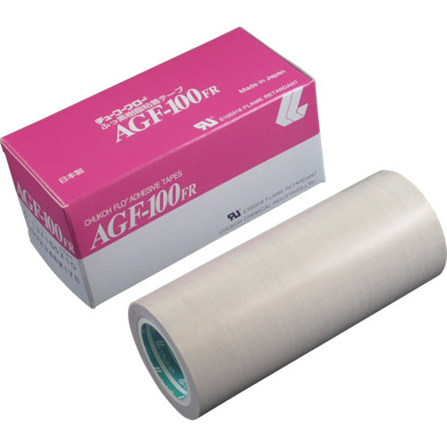 チューコーフロー フッ素樹脂（テフロンPTFE製）ガラスクロス粘着テープ AGFー100FR 0.13t×150w×10m