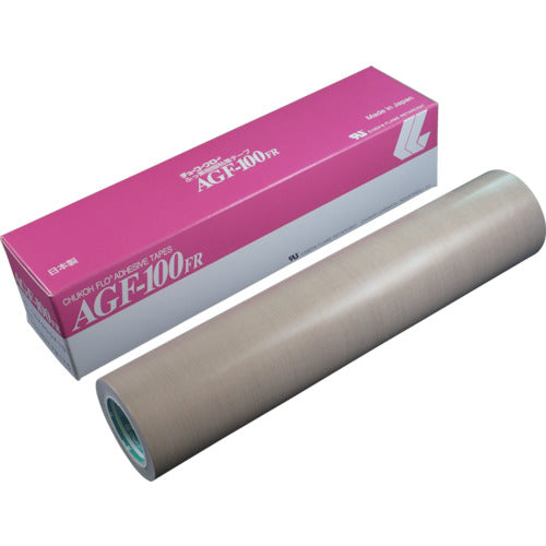 チューコーフロー フッ素樹脂（テフロンPTFE製）ガラスクロス粘着テープ AGFー100FR 0.15t×300w×10m