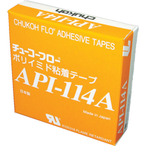 チューコーフロー ポリイミド粘着テープ API−114AFR 0.06t×19w×10m