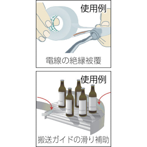 チューコーフロー フッ素樹脂フィルム粘着テープ ASFー110FR 0.18t×250w×10m