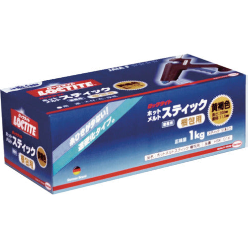 LOCTITE ホットメルトスティック 梱包用 黄褐色