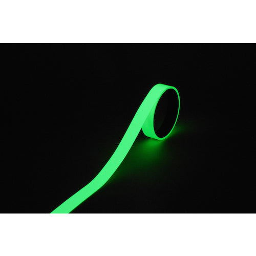 緑十字 高輝度蓄光蛍光テープ CKT2002 20mm幅×2m 蛍光レモンイエロー