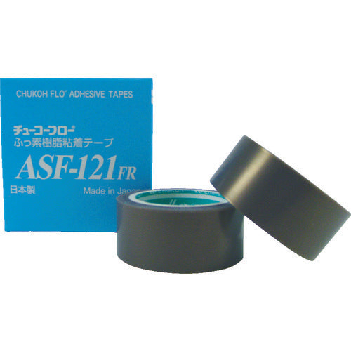 チューコーフロー フッ素樹脂フィルム粘着テープ ASFー121FR 0.08t×10w×10m