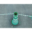 TRUSCO 標識ロープ 3つ打 7.5mm×30m 白・緑