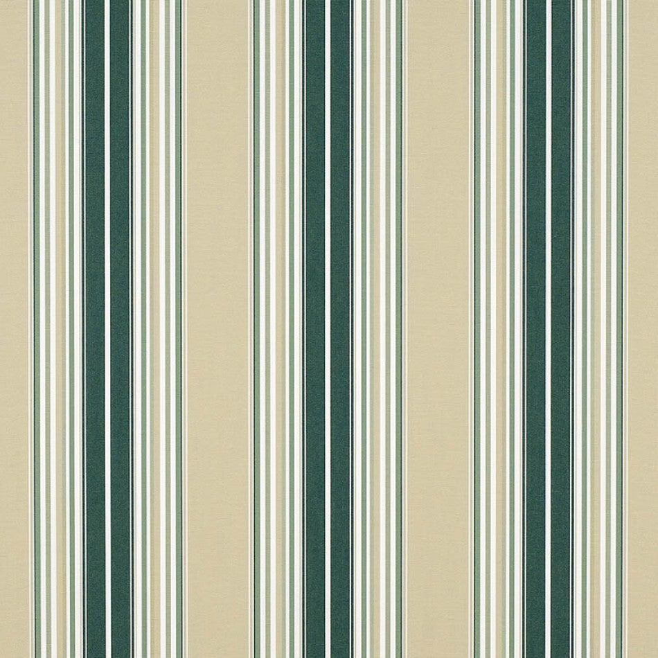 4932-0000 FOREST GREEN/BEIGE/NATURAL FANCY STRIPE