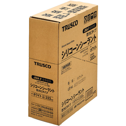 TRUSCO シリコーンシーラント（防カビタイプ）ホワイト 333ml