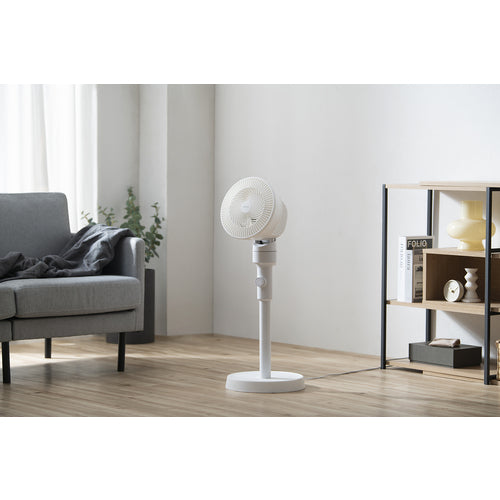 IRIS 299950 サーキュレーター扇風機 ACスタンドファン メカ式 ホワイト