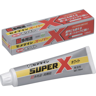 セメダイン スーパーX 135ml／箱 ホワイト （一般消費者向け） AX−039