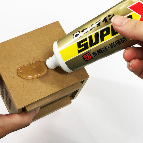 メデタイン値段表示 セメダイン スーパーXゴールド クリア 135ml箱 （速硬化）（一般用