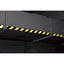 緑十字 反射トラテープ（ラインテープ） 黄／黒 TR3−B 45mm幅×10m 屋内用