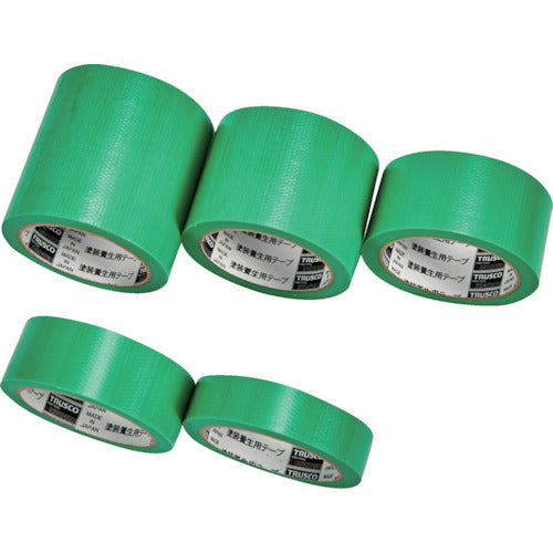 TRUSCO 塗装養生用テープ グリーン 25X25