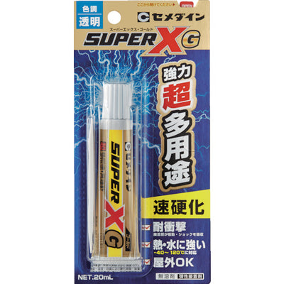 セメダイン スーパーXゴールド クリア P20ml（速硬化） AX−014