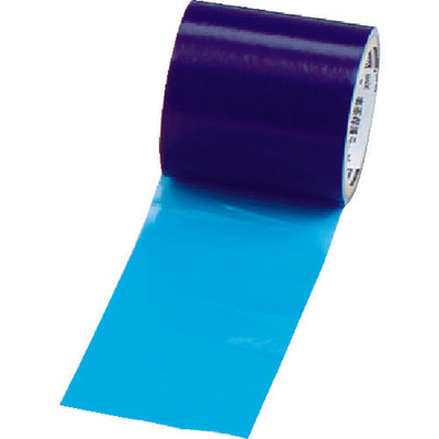 TRUSCO 表面保護テープ ブルー 幅100mmX長さ100m
