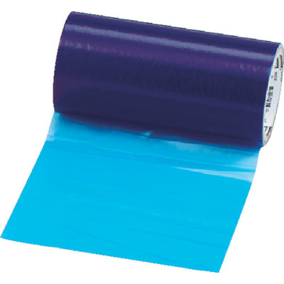 TRUSCO 表面保護テープ ブルー 幅200mmX長さ100m
