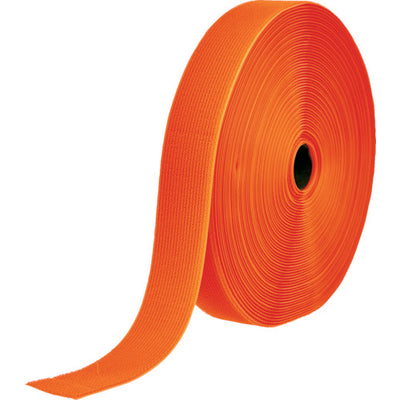 TRUSCO フリーマジック［［R下］］結束テープ片面蛍光オレンジ50mm25m