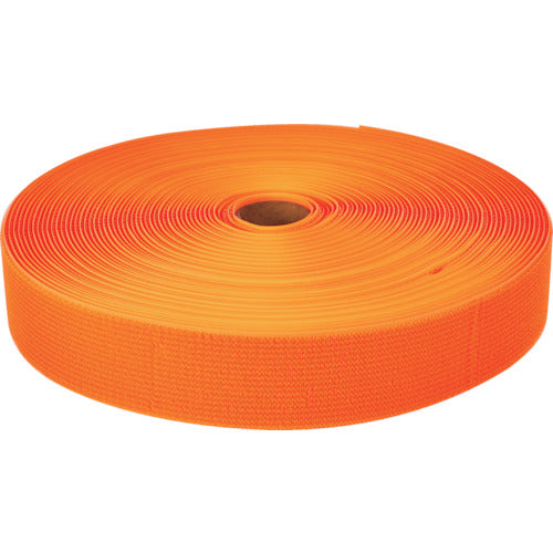 TRUSCO(トラスコ) フリーマジック結束テープ 片面 蛍光オレンジ 50mm×25m MKT50B-LOR TRUSCO(トラスコ) フリーマジック結束テープ 片面 蛍光イエロー 50mm