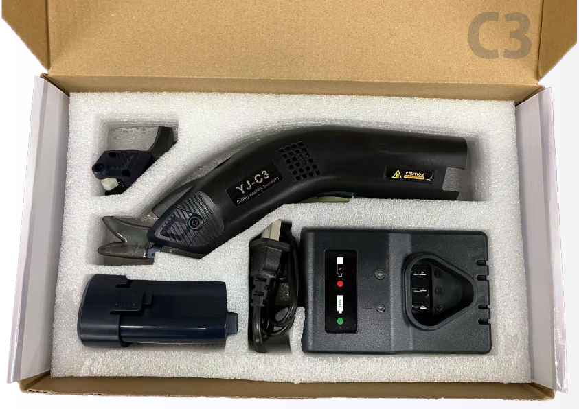 【バッテリー駆動】電動はさみ 8mm裁断 連続180分