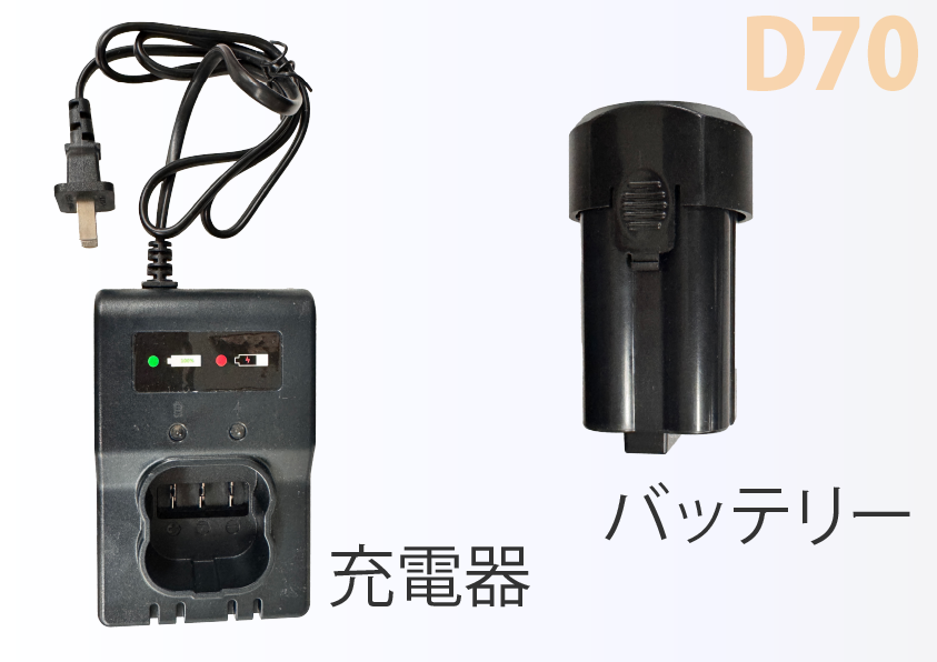 【バッテリー駆動】電動カッター 70mm 八角刃 25mm裁断 連続120分