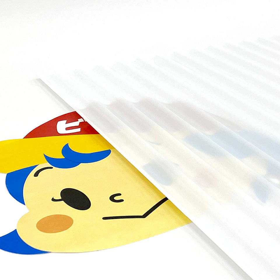 ポリカーボネート波板ライト 0.4mm厚　1520×655mm