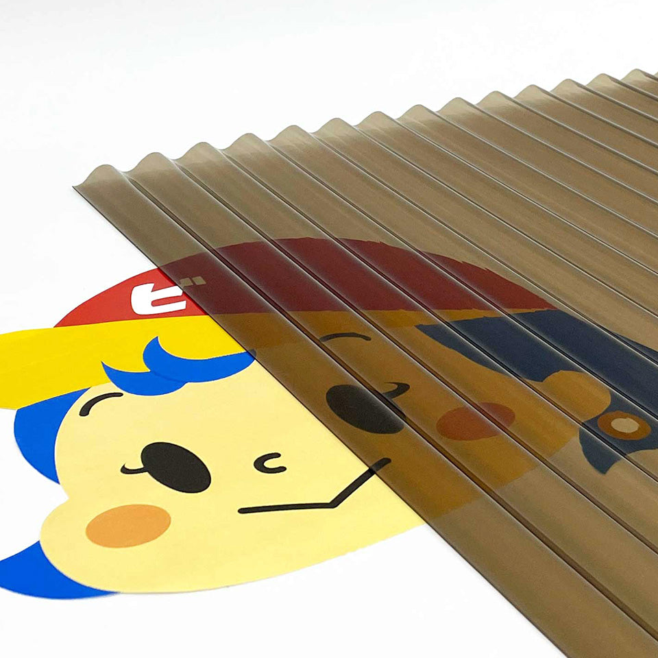 ポリカーボネート波板ライト 0.4mm厚　2120×655mm