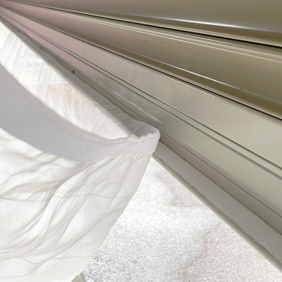 【防鳥・防虫間仕切り】かんたんシャッター網戸（SHUTTER-SCREEN）