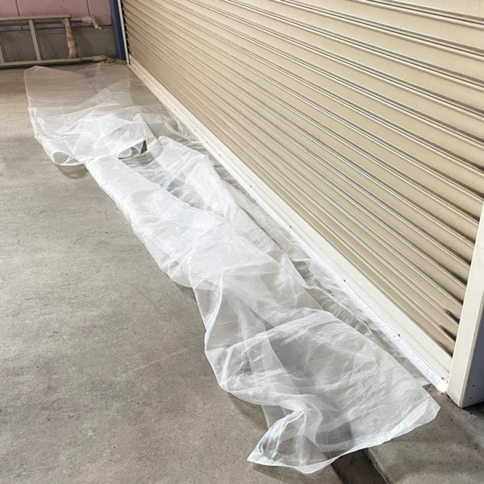 【防鳥・防虫間仕切り】かんたんシャッター網戸（SHUTTER-SCREEN）