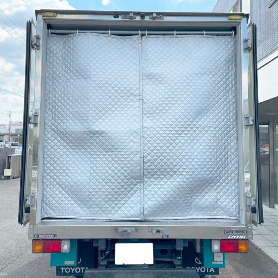 保冷車用断熱カーテン・突っ張り棒セット（TDP-COLDCURTAIN）