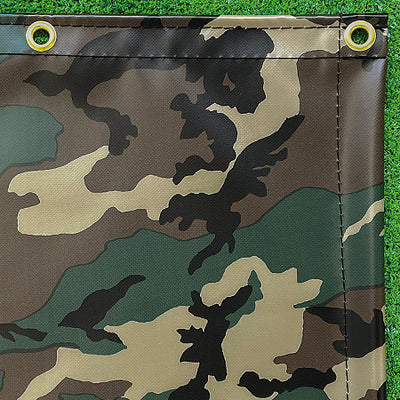 【特注】【防炎・デザイン】迷彩柄ターポリン アーミー 0.43mm（VB-043AM）