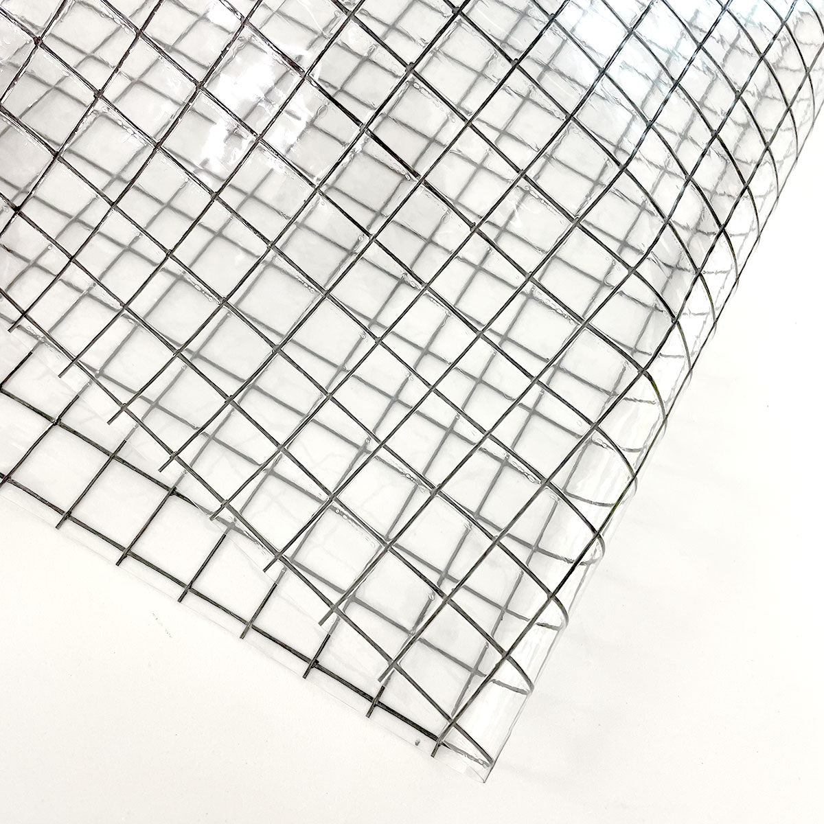 【防炎・帯電防止・薄手・耐寒】黒糸入り透明0.3mm（VP-300MB）