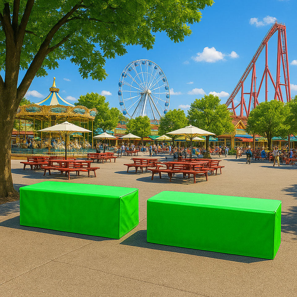 屋外ベンチ・ソファー用ビニールカバー製作・オーダーメイド