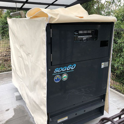 発電機用ビニールカバー製作・オーダーメイド