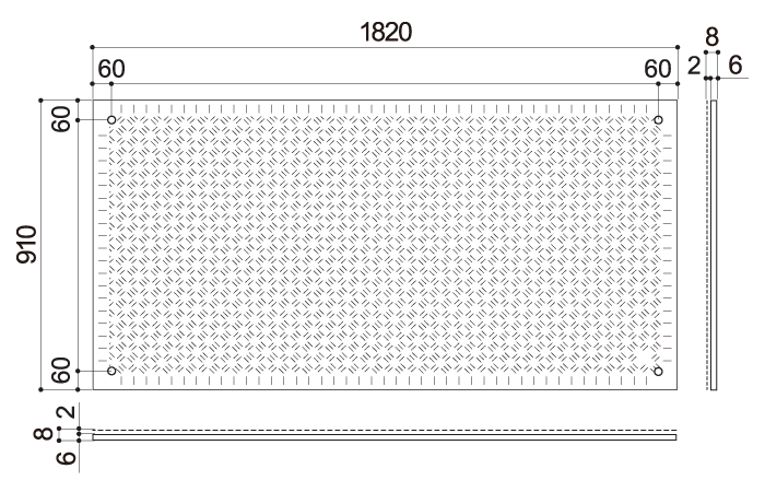 イベント用樹脂製敷板 Wターフ（910×1820×8mm）10枚セット – ビニデポ